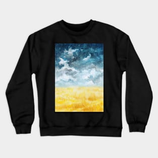 Clouds and Wheat Field Crewneck Sweatshirt